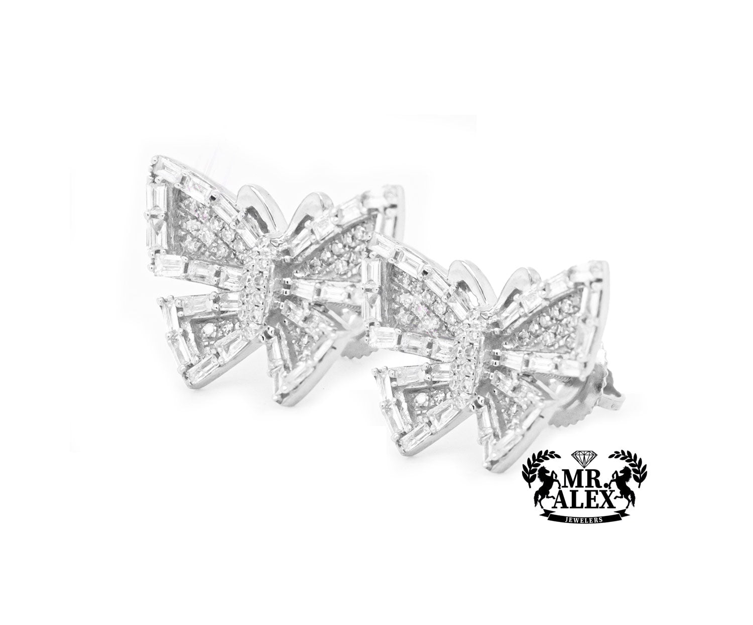 10K Diamond Butterfly Earrings | Fernbaugh's Jewelers