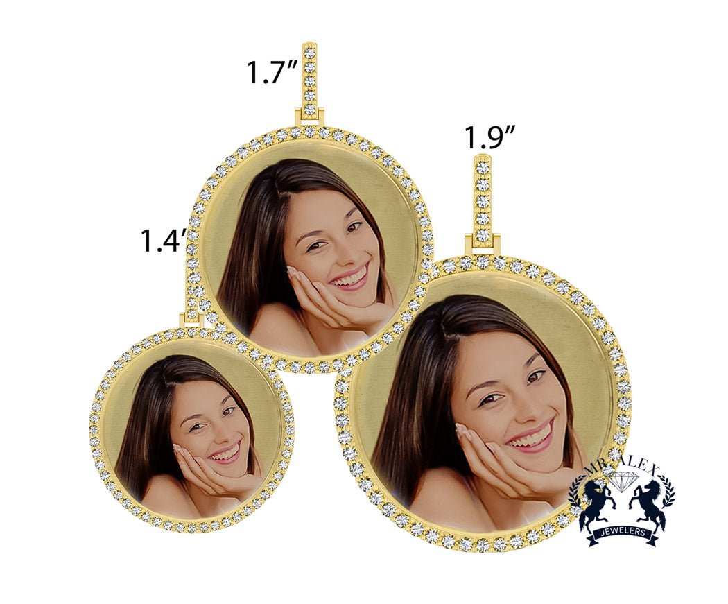 10K Diamond Round Memory Charm - Mr. Alex Jewelry