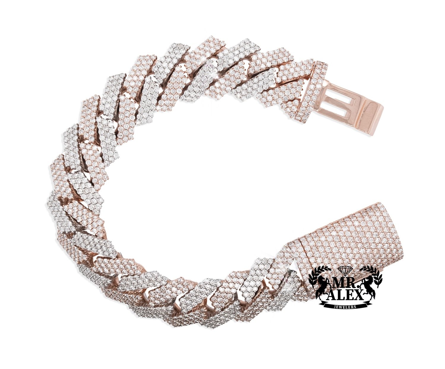 10K Luxury Miami Cuban Bracelet 22.95ct - Mr. Alex Jewelry