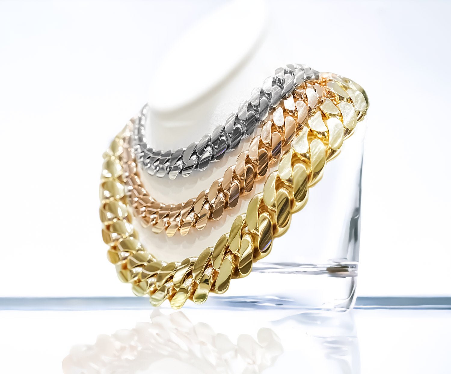 10k Miami Cuban Link Solid Gold Chain - Mr. Alex Jewelry