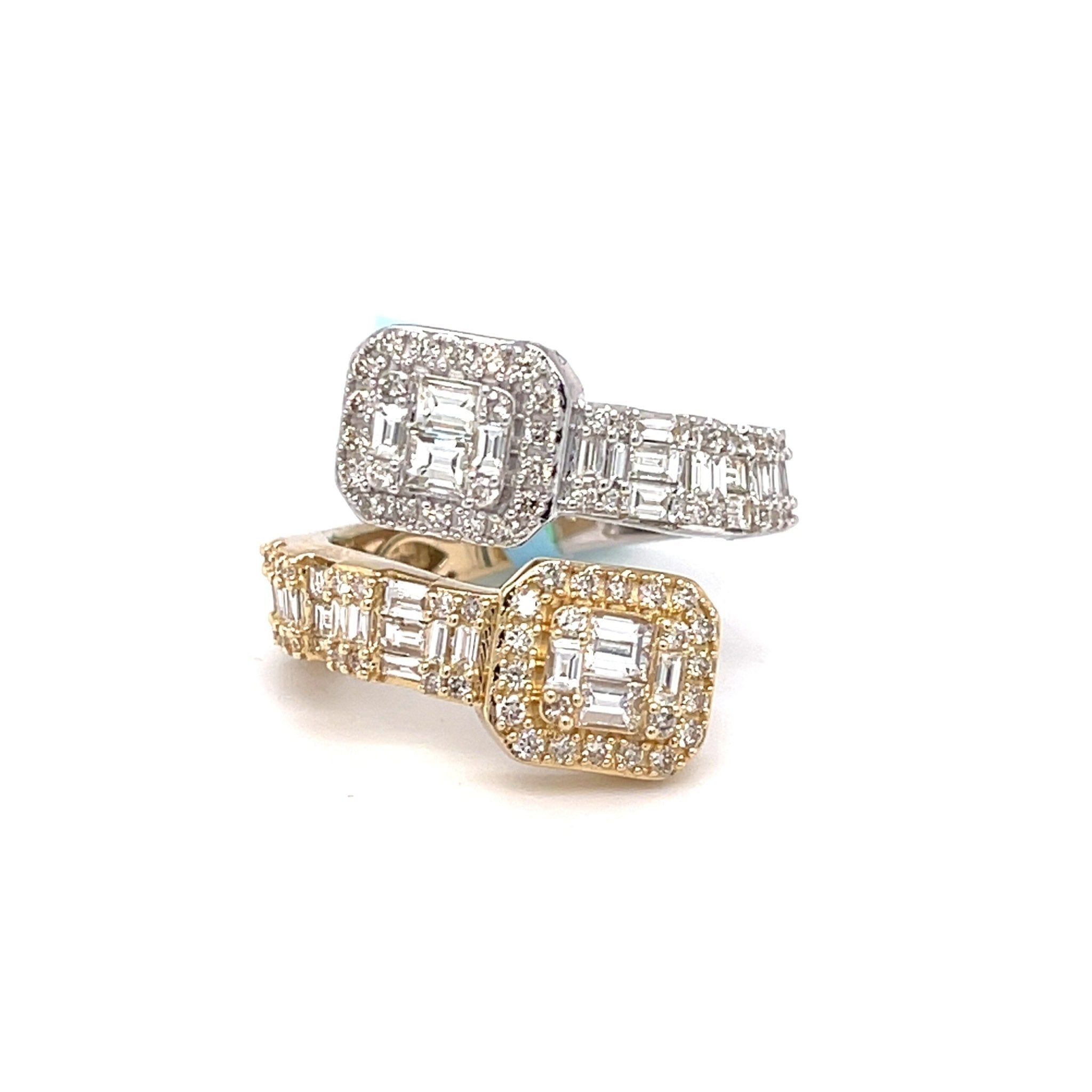 14k Baguettes Diamond Ring 2.15ct - Mr. Alex Jewelry