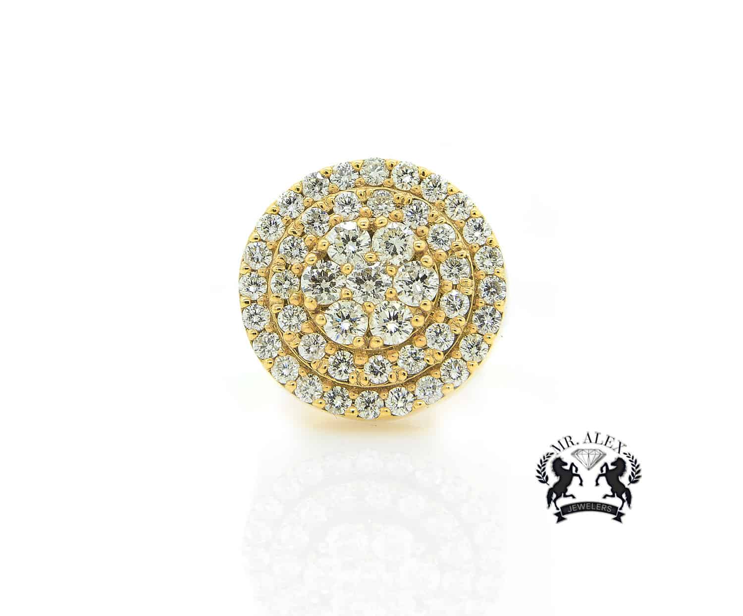 14K Big Diamond Ring 4.50ct - Mr. Alex Jewelry