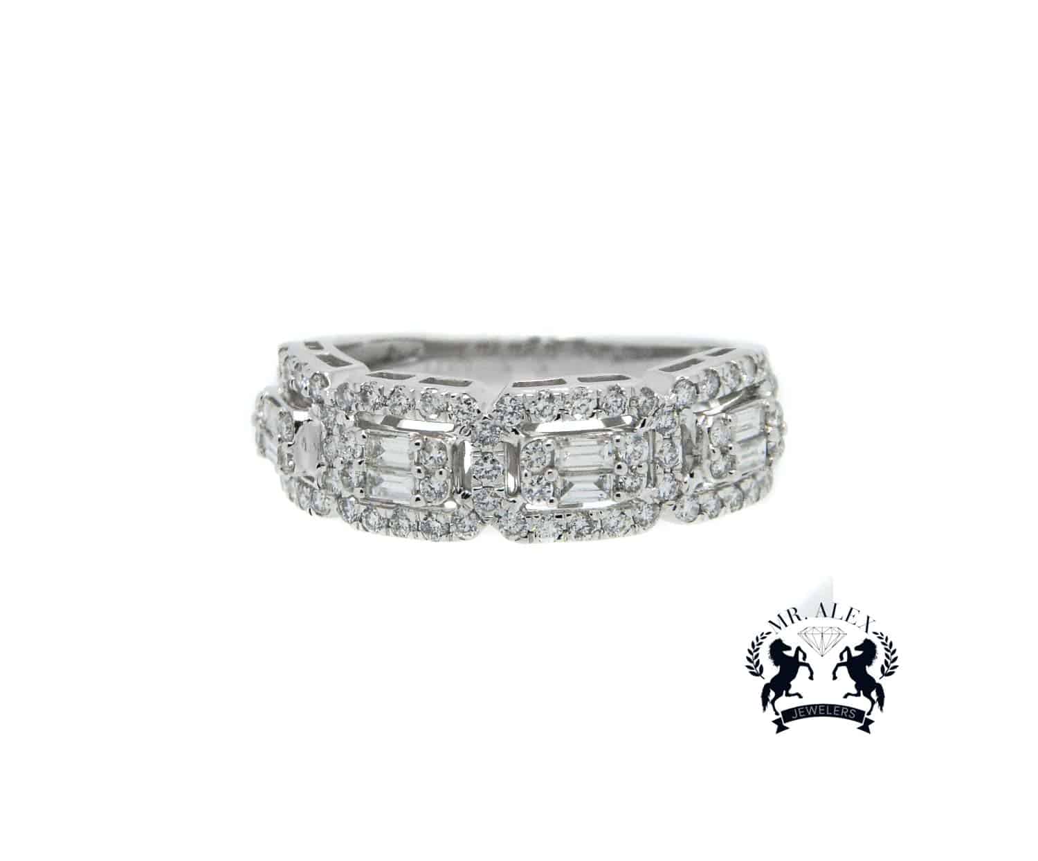 14K Diamond Baguette Ring 1.50ct - Mr. Alex Jewelry