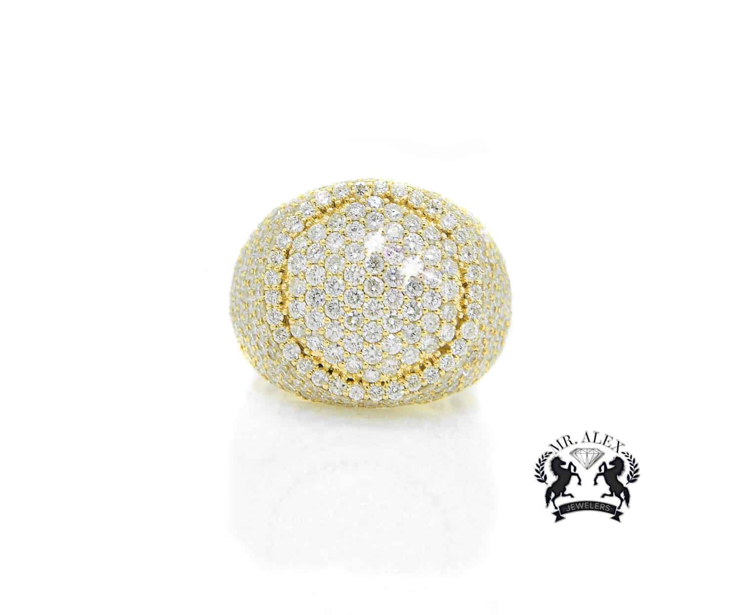 14K Diamond Ring 6.20ct - Mr. Alex Jewelry