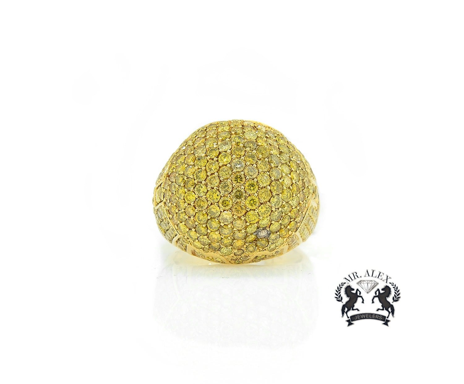 14K Diamond Ring 7.00ct - Mr. Alex Jewelry
