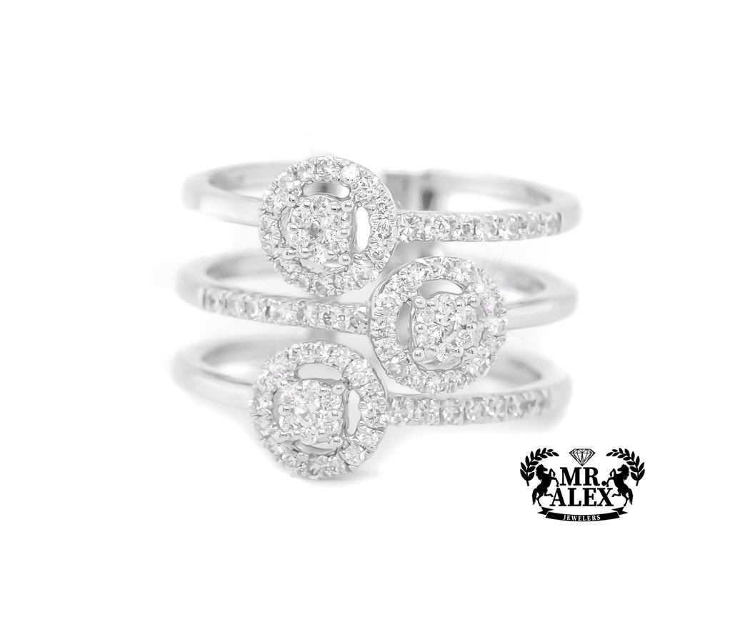 14k Triple Twined Elegance diamond Ring 0.64ct - Mr. Alex Jewelry