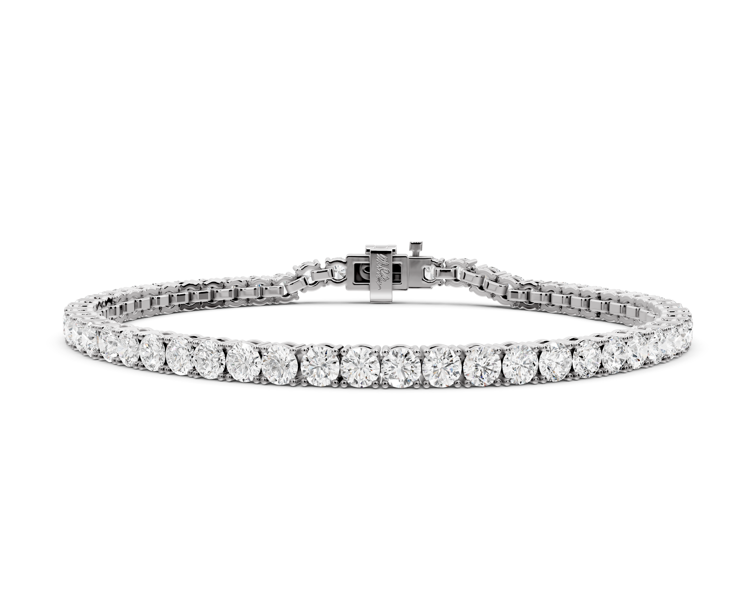 14K 0.20 CTW Diamond Tennis Bracelet