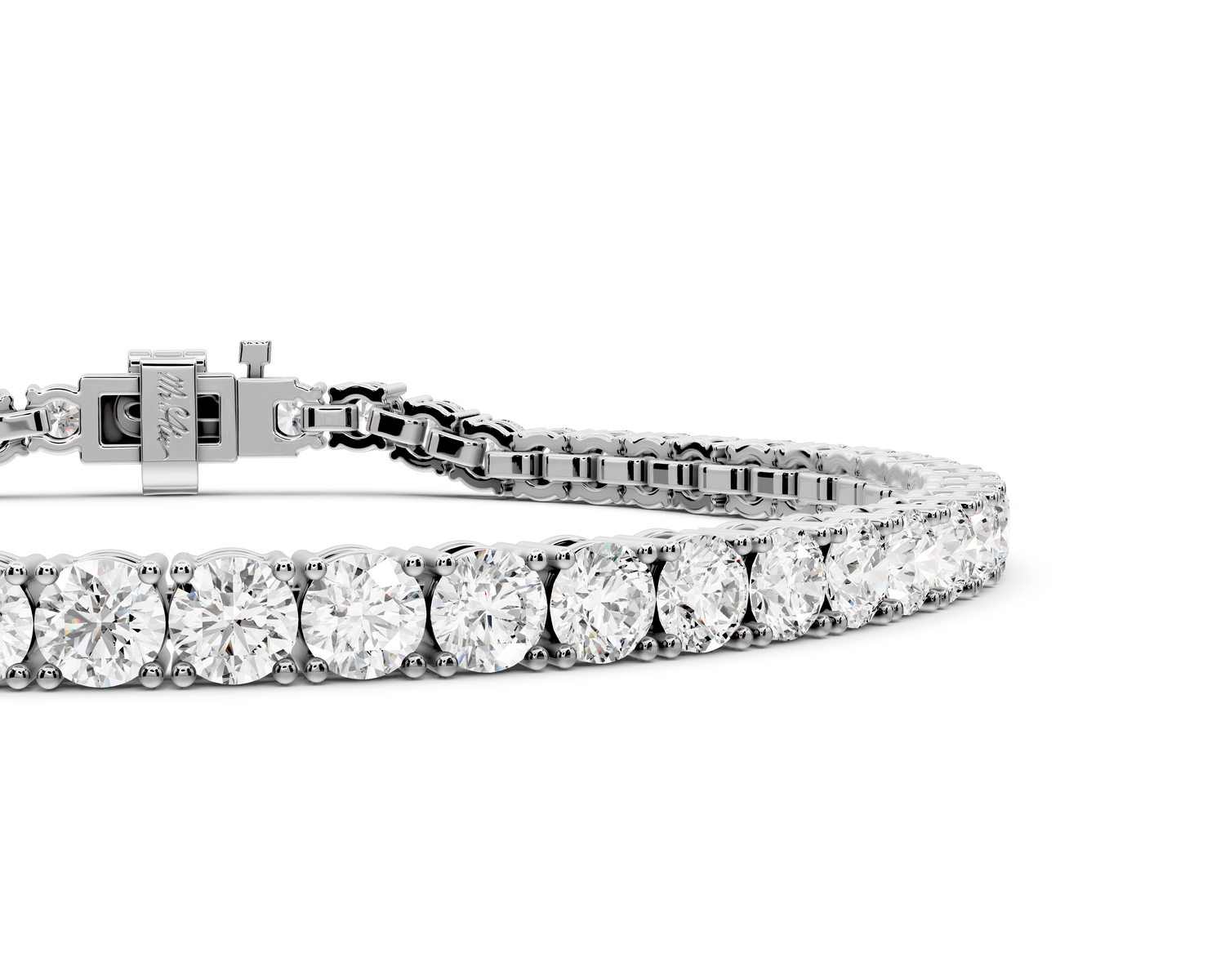 14K 0.20 CTW Diamond Tennis Bracelet