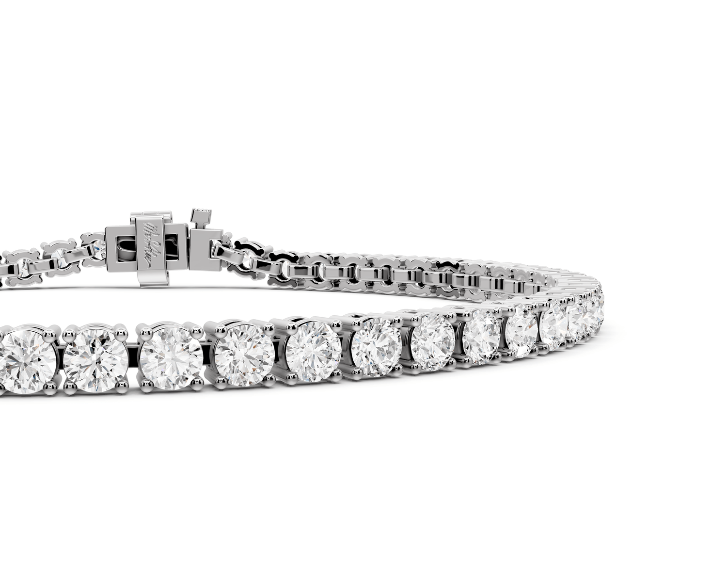14K 0.12 CTW Diamond Tennis Bracelet - Mr. Alex Jewelry