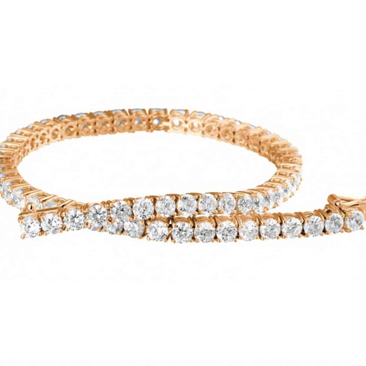 14k Diamond Tennis Bracelet 4.23ct