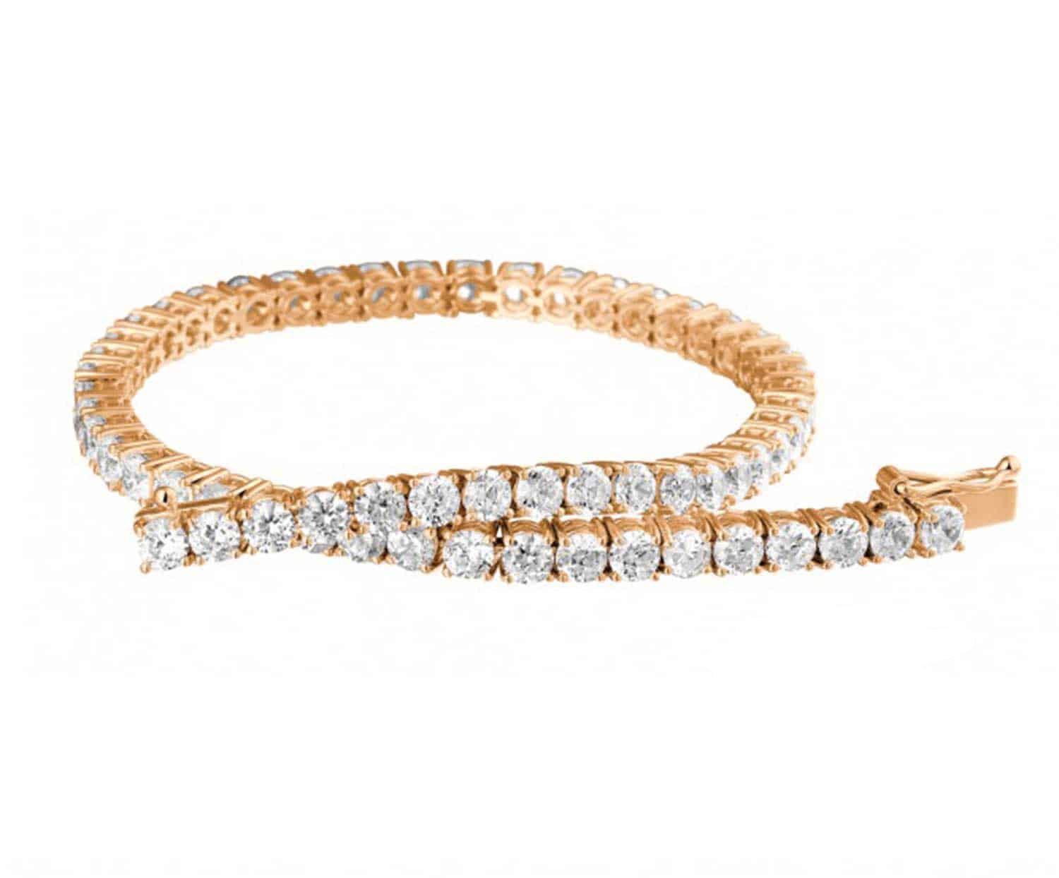 14k Diamond Tennis Bracelet 4.23ct