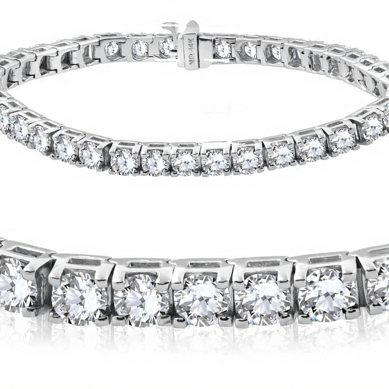 14k Diamond Tennis Bracelet 4.0ct