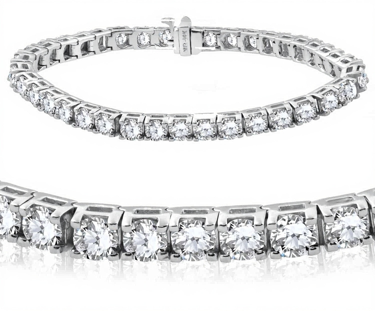 14k Diamond Tennis Bracelet 4.0ct