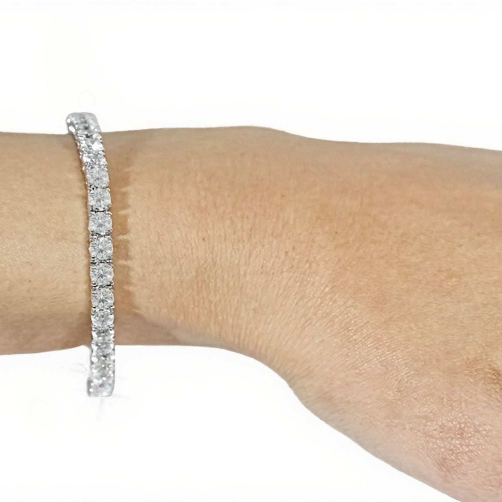 14k Classic Tennis Bracelet Round Diamonds 30PT - 12.0ct - Mr. Alex Jewelry