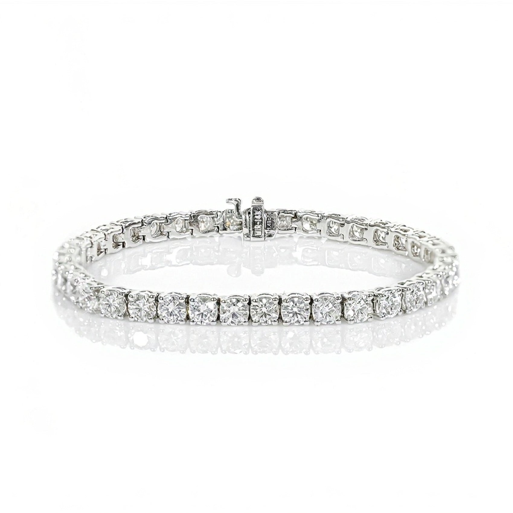 14k Classic Tennis Bracelet Round Diamonds 30PT - 12.0ct - Mr. Alex Jewelry