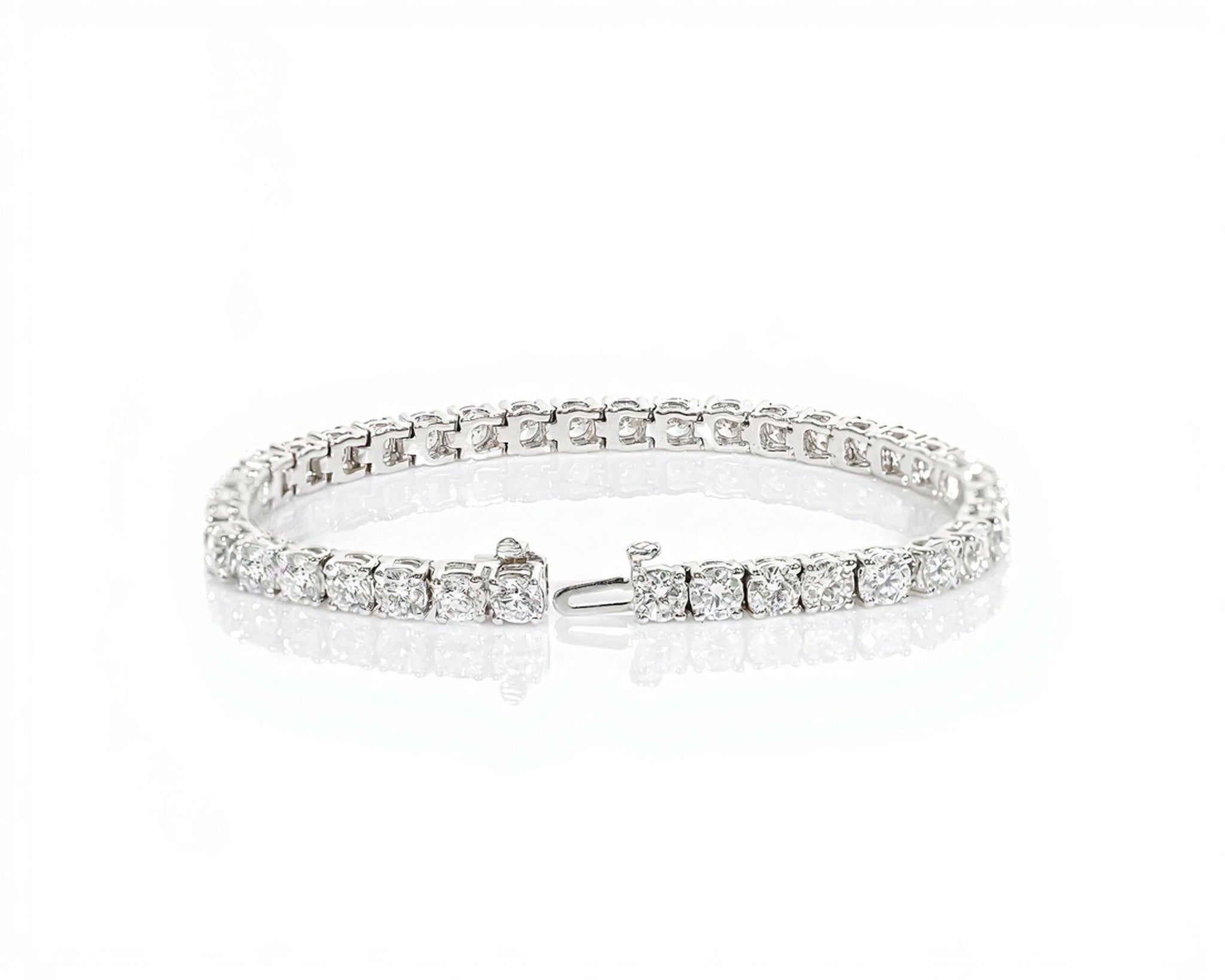 14k Classic Tennis Bracelet Round Diamonds 30PT - 12.0ct - Mr. Alex Jewelry