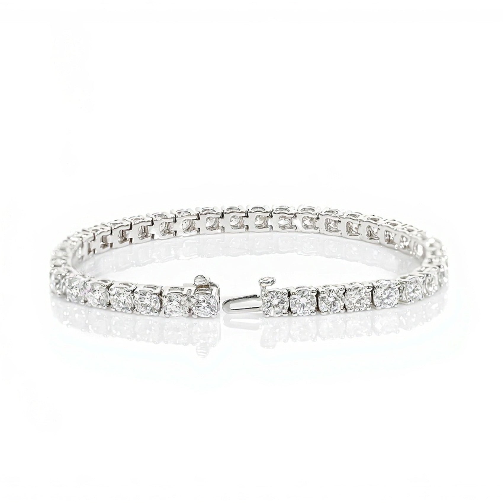 14k Classic Tennis Bracelet Round Diamonds 30PT - 12.0ct - Mr. Alex Jewelry