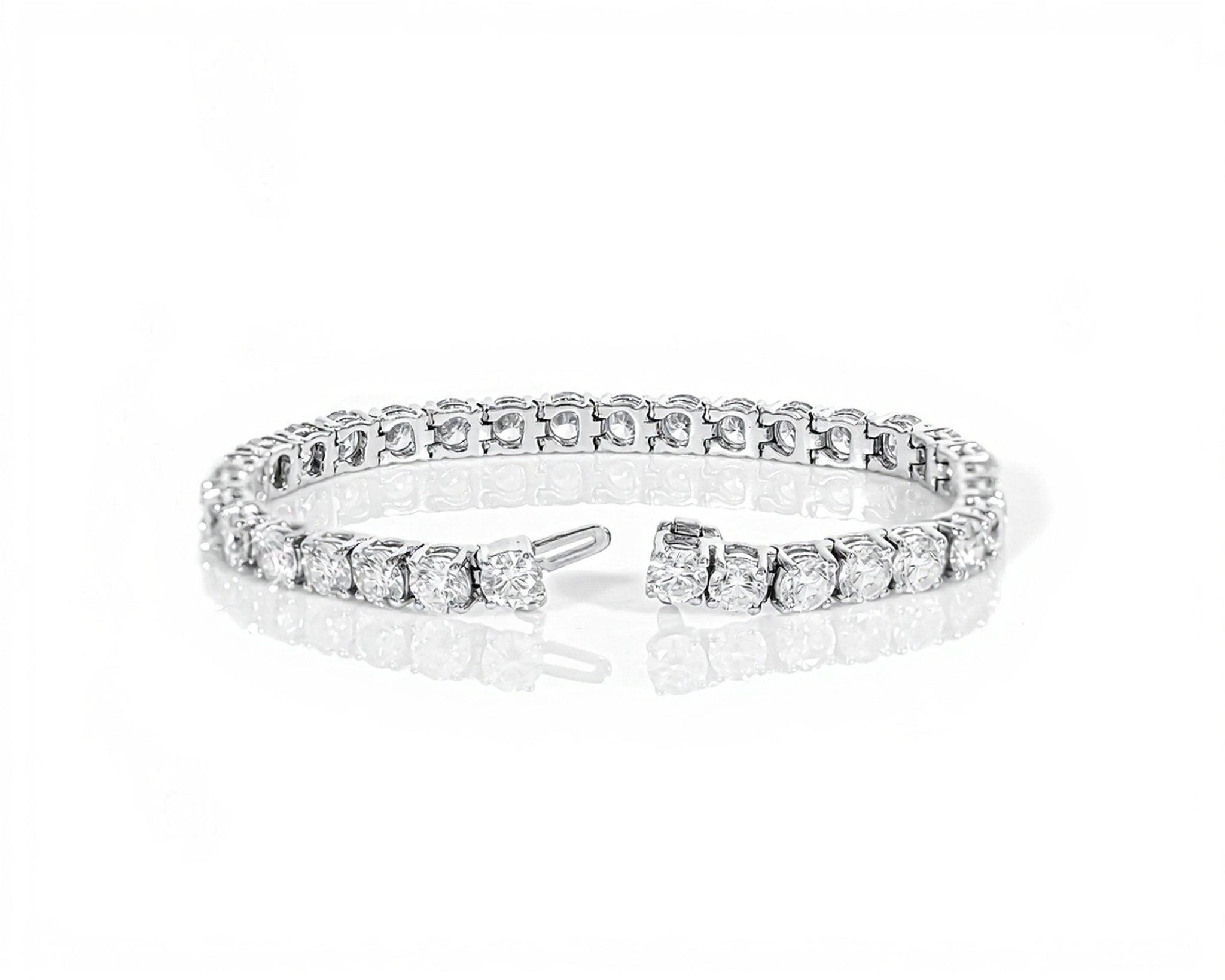 14k Classic Tennis Bracelet Round Diamonds 50PT - 17.0ct - Mr. Alex Jewelry
