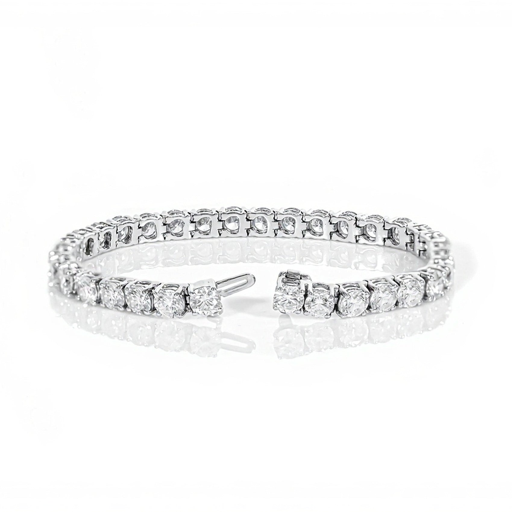 14k Classic Tennis Bracelet Round Diamonds 50PT - 17.0ct - Mr. Alex Jewelry