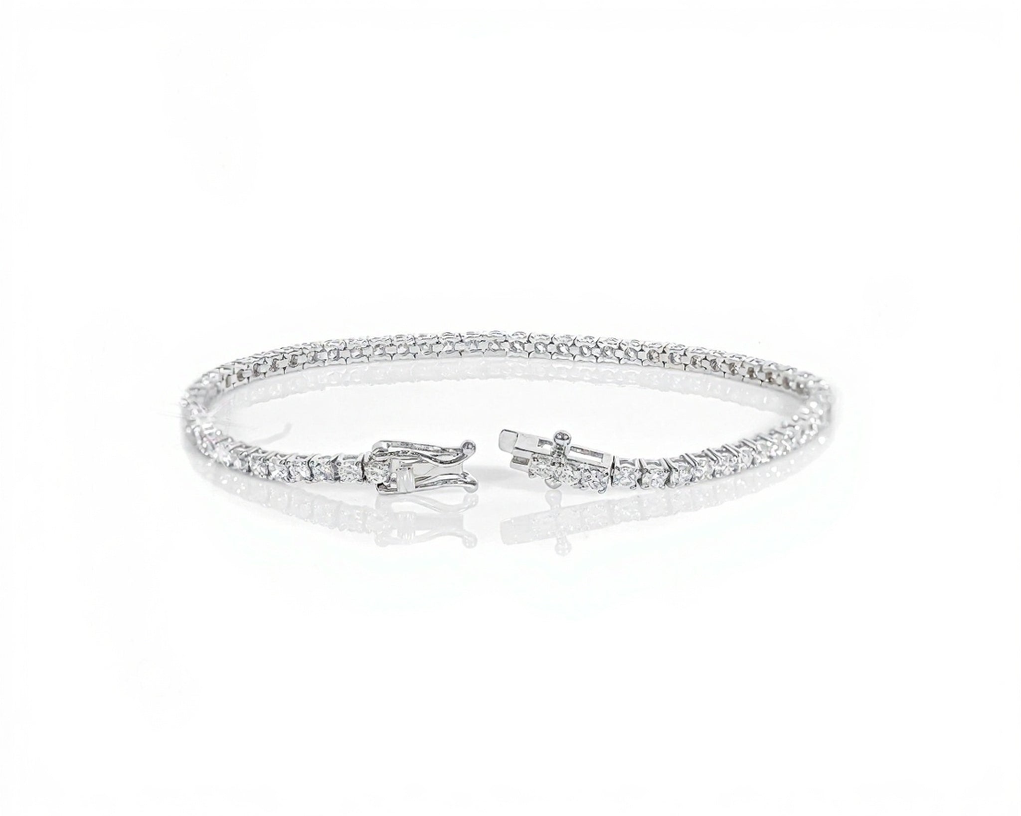 14k Classic Tennis Bracelet Round Diamonds 5PT - 4.0ct - Mr. Alex Jewelry