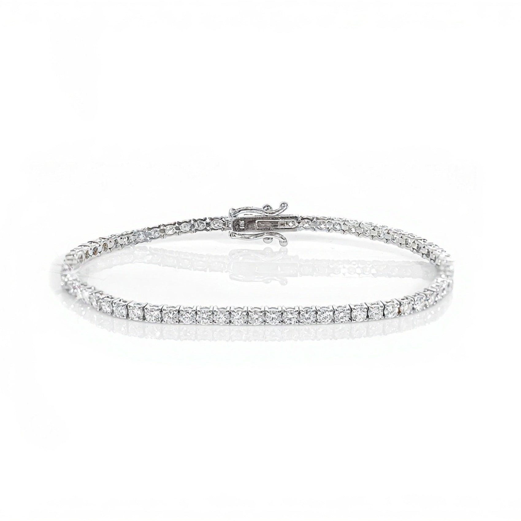 14k Classic Tennis Bracelet Round Diamonds 5PT - 4.0ct - Mr. Alex Jewelry