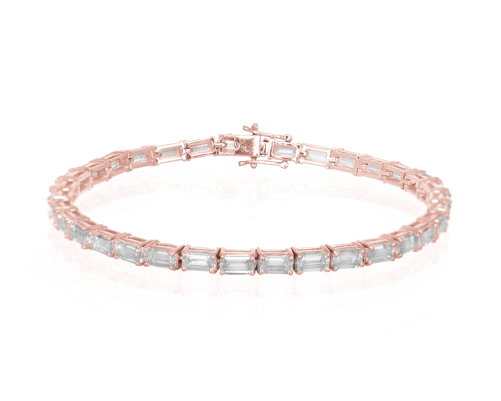 14K EMERALD CUT WITH ELEGANT DIAMOND ACCENT 8.77CT - Mr. Alex Jewelry