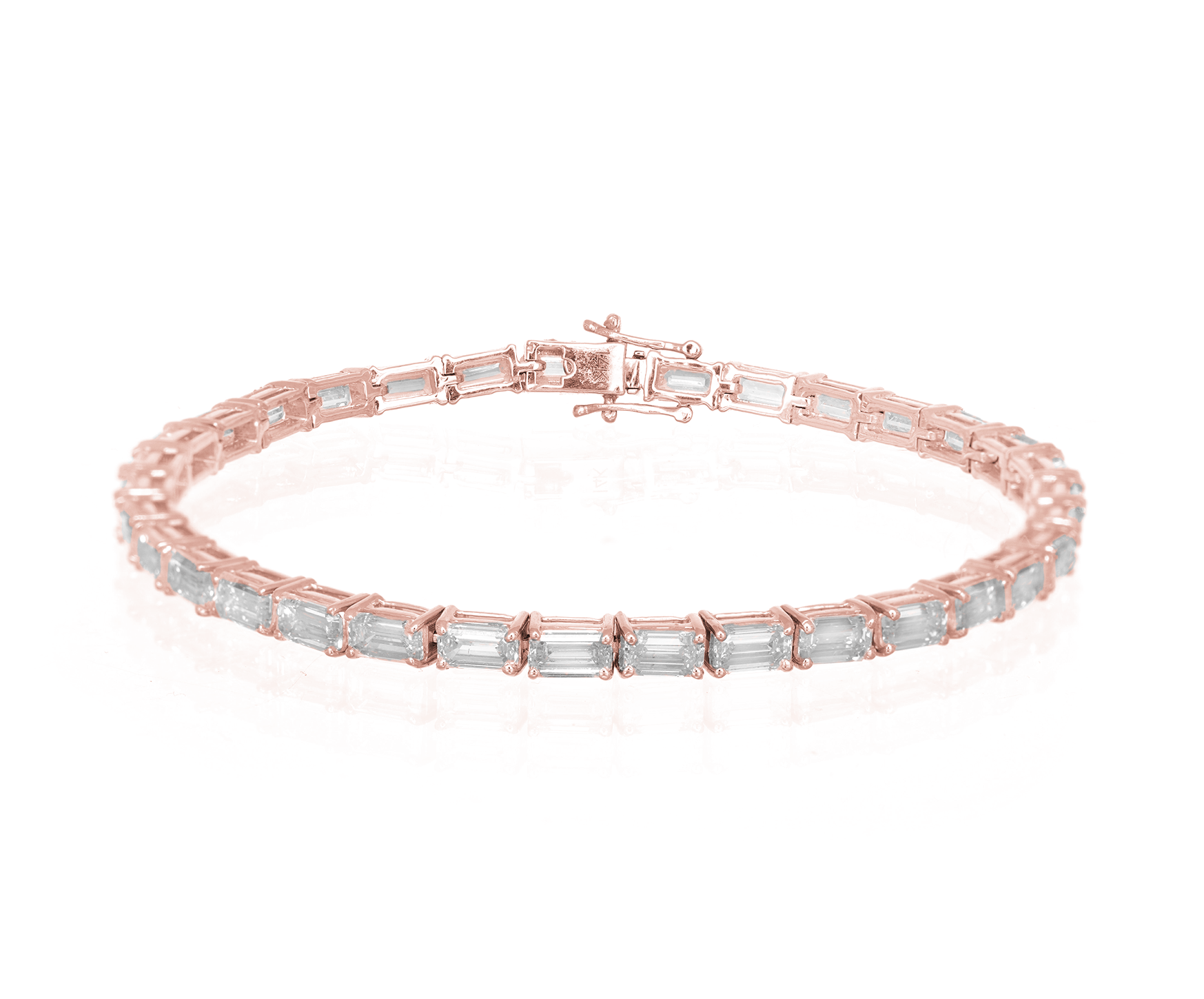 14K EMERALD CUT WITH ELEGANT DIAMOND ACCENT 8.77CT - Mr. Alex Jewelry