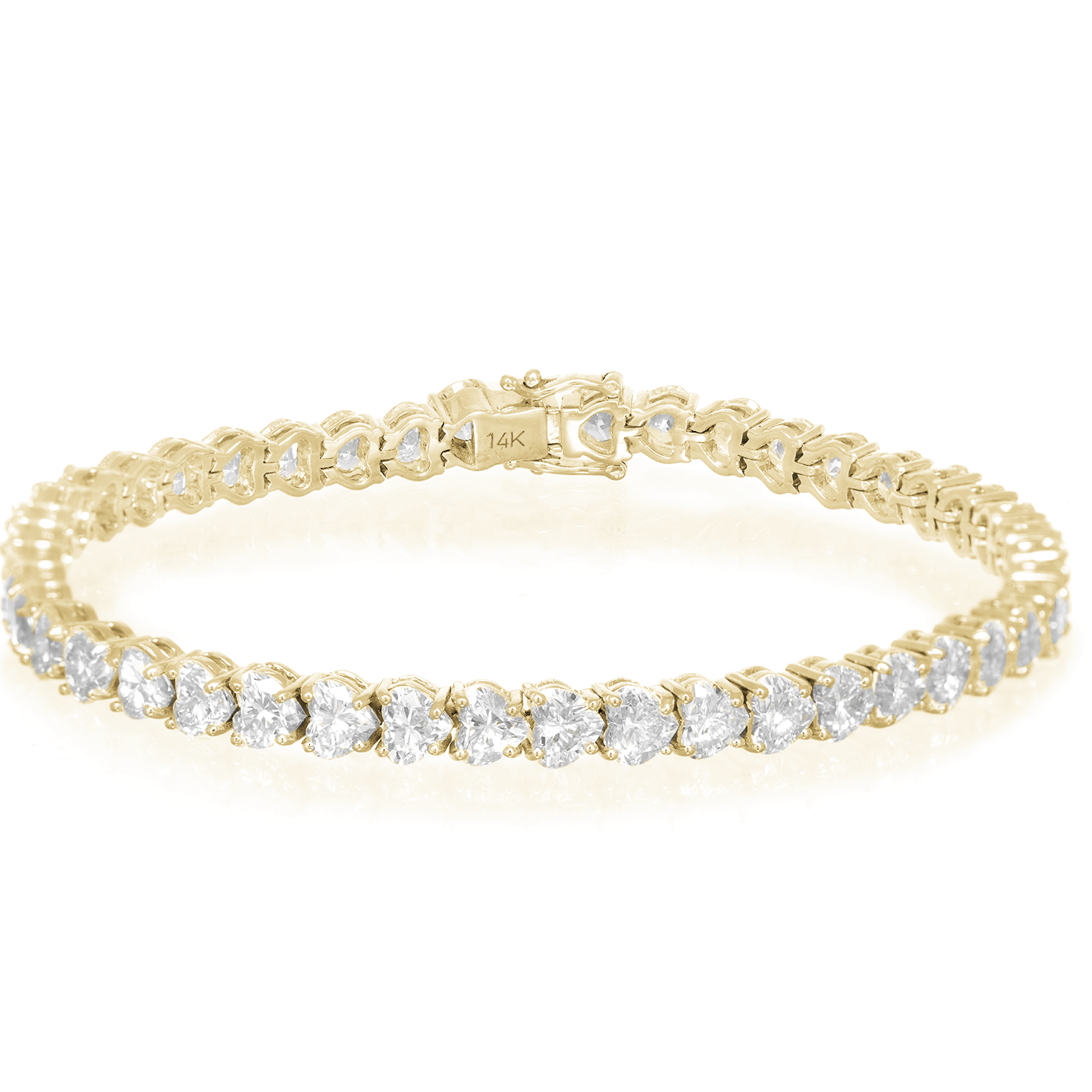 14K HEART CUT WITH ELEGANT DIAMOND ACCENT 11.75CT - Mr. Alex Jewelry