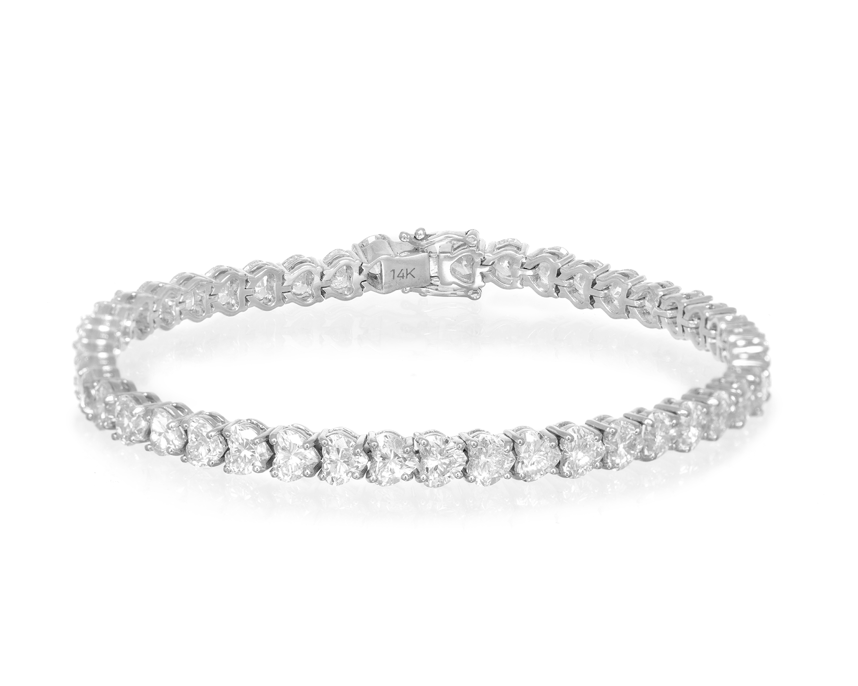 14K HEART CUT WITH ELEGANT DIAMOND ACCENT 11.75CT - Mr. Alex Jewelry
