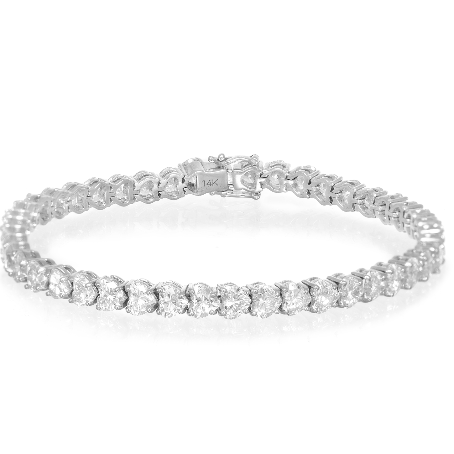 14K HEART CUT WITH ELEGANT DIAMOND ACCENT 11.75CT - Mr. Alex Jewelry