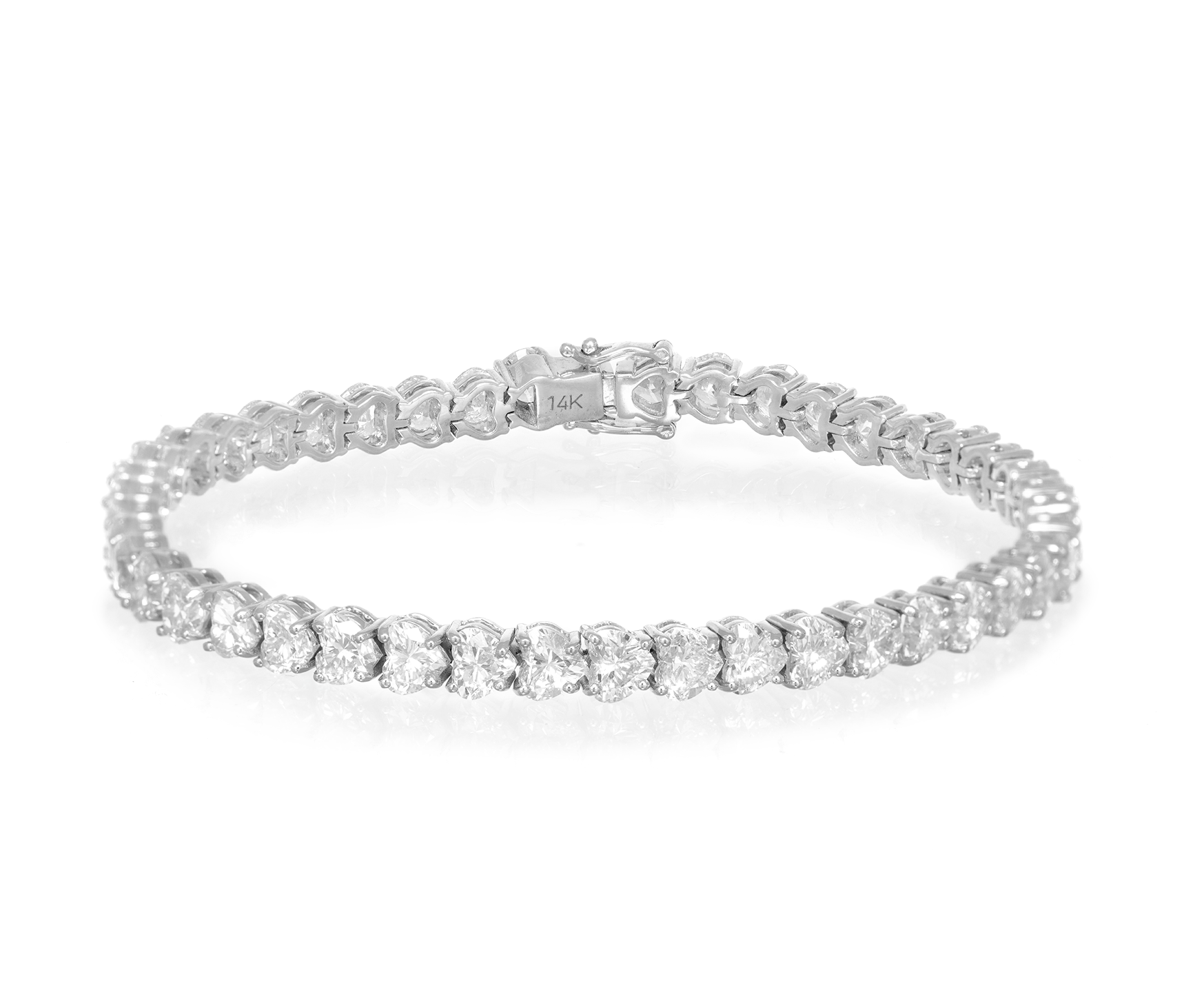 14K HEART CUT WITH ELEGANT DIAMOND ACCENT 11.75CT - Mr. Alex Jewelry