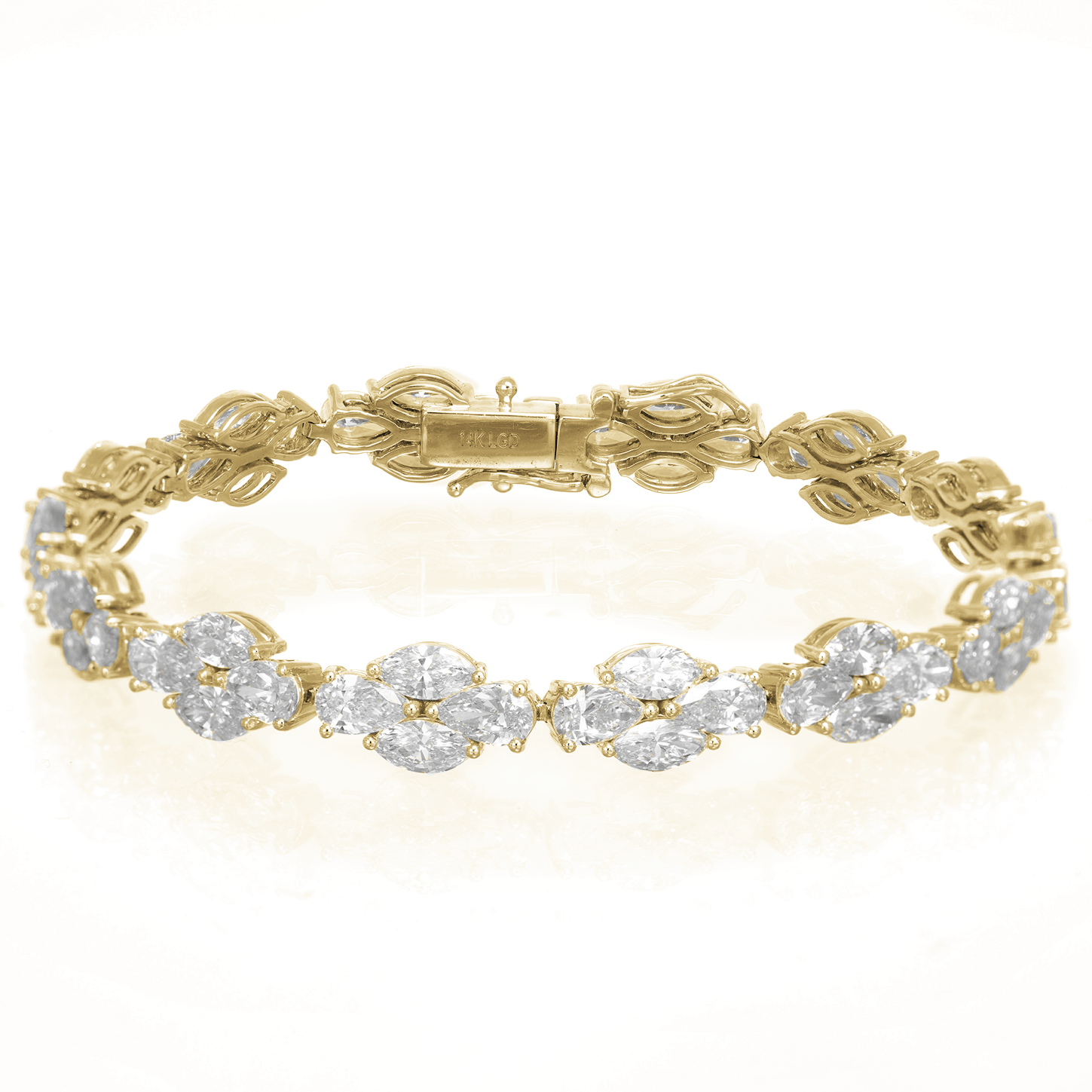 14K MODY SHAPE WITH ELEGANT DIAMOND ACCENT 14.27CT - Mr. Alex Jewelry