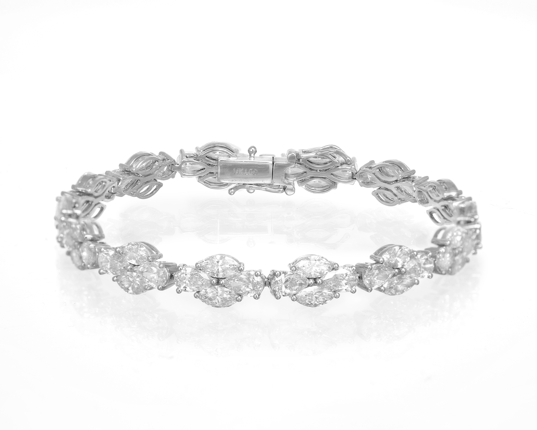 14K MODY SHAPE WITH ELEGANT DIAMOND ACCENT 14.27CT - Mr. Alex Jewelry