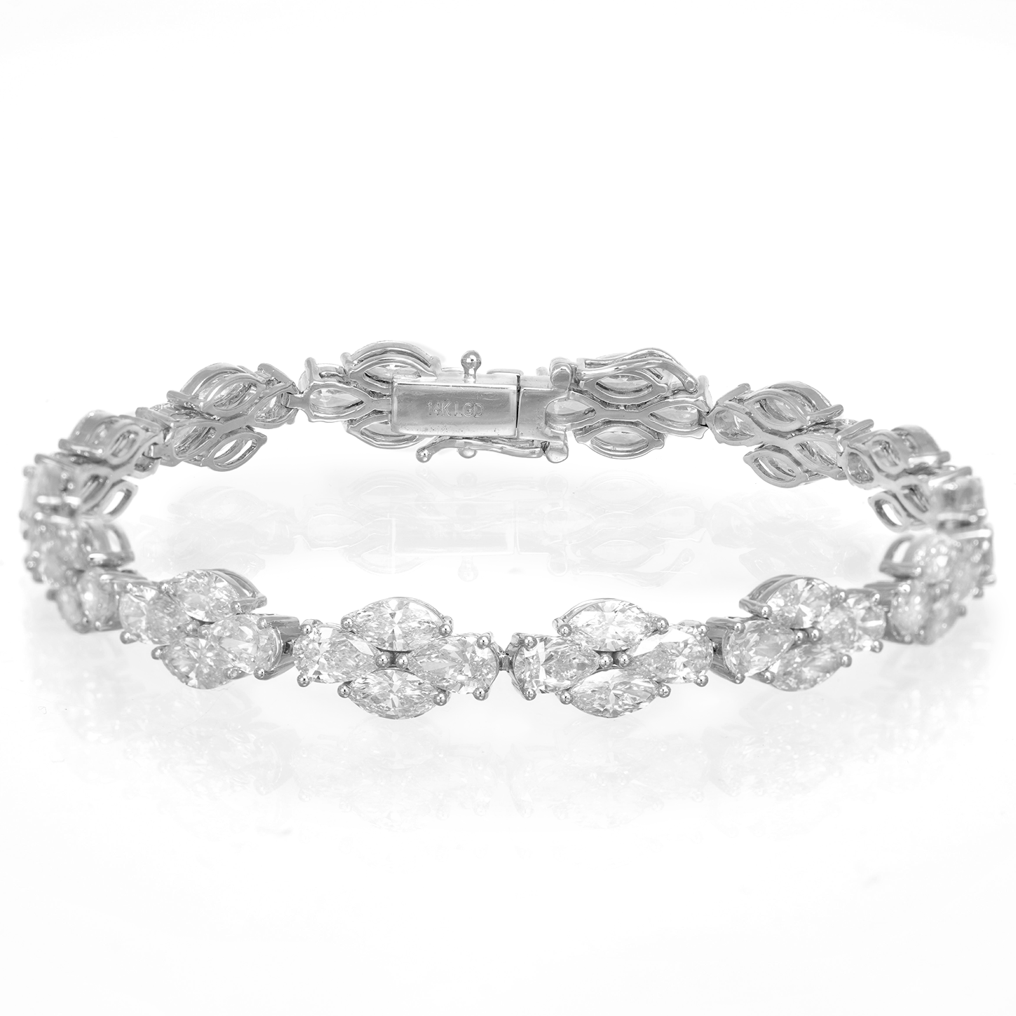14K MODY SHAPE WITH ELEGANT DIAMOND ACCENT 14.27CT - Mr. Alex Jewelry