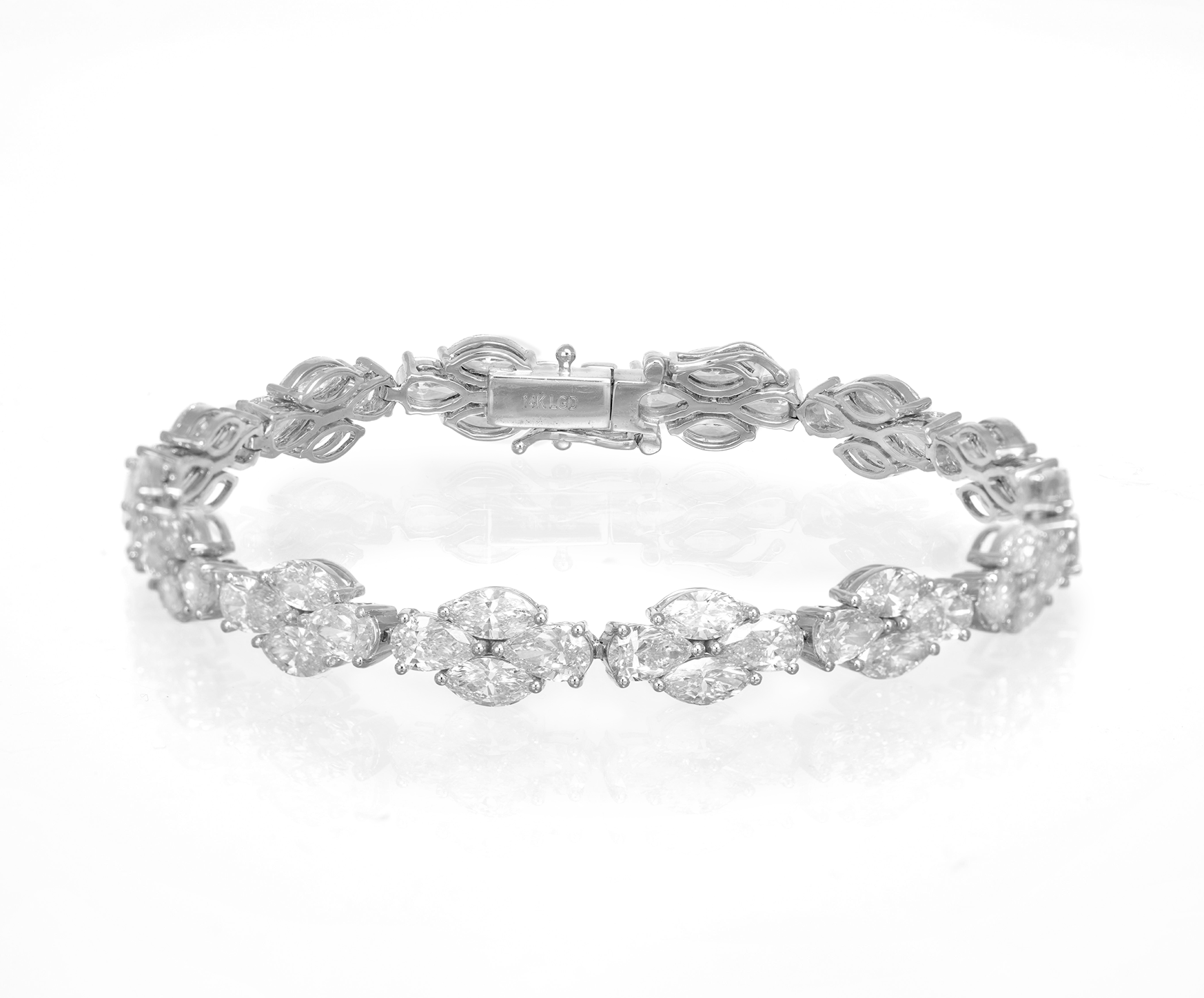 14K MODY SHAPE WITH ELEGANT DIAMOND ACCENT 14.27CT - Mr. Alex Jewelry
