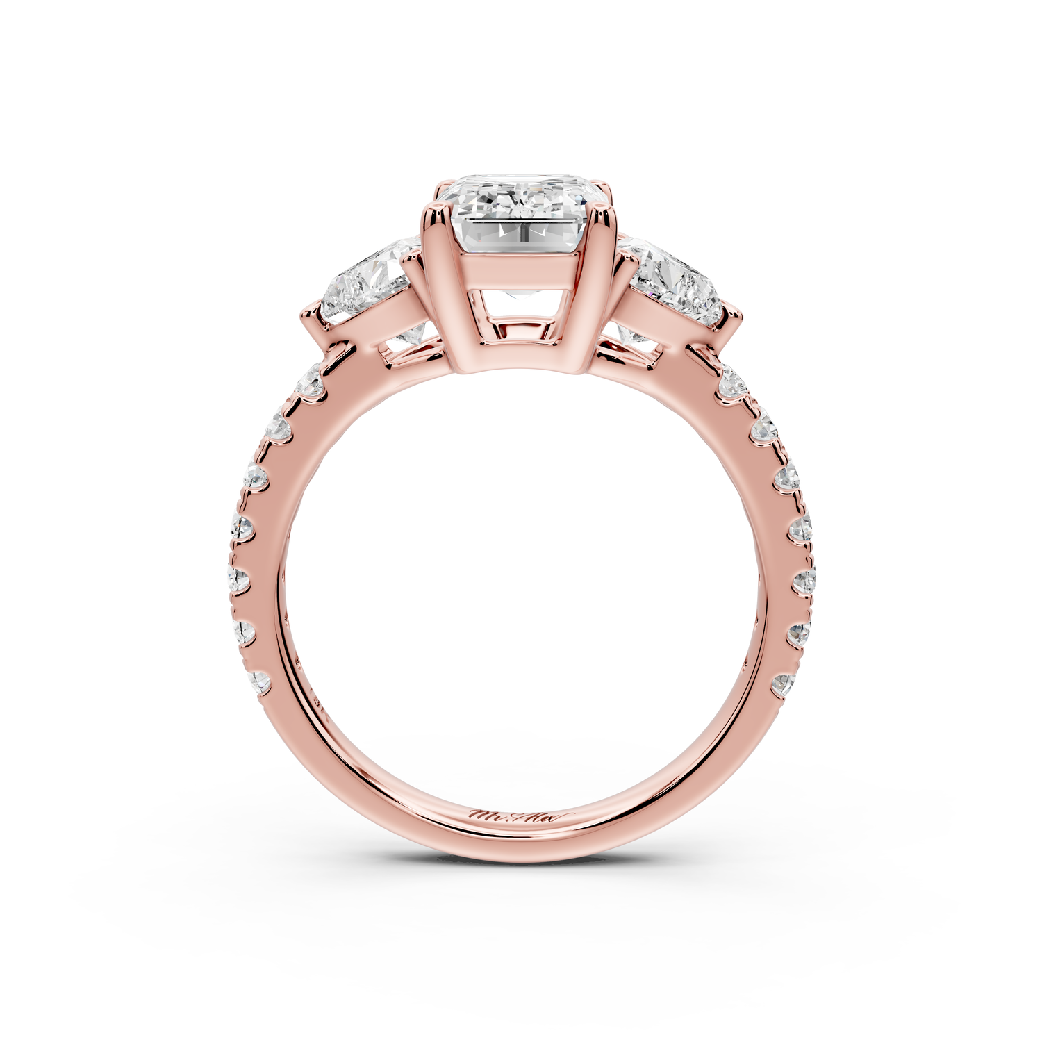 Lily - 2ct Engagement Ring 14k rose gold