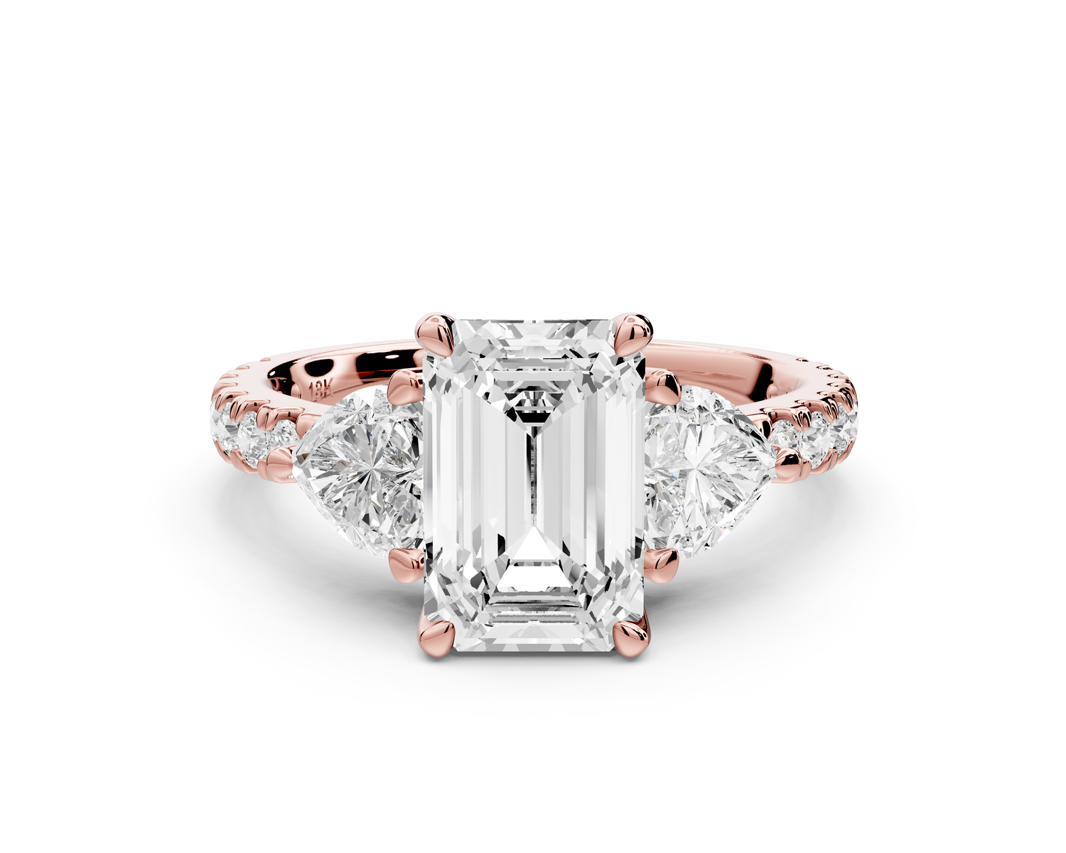 Lily - 2ct Engagement Ring 14k rose gold