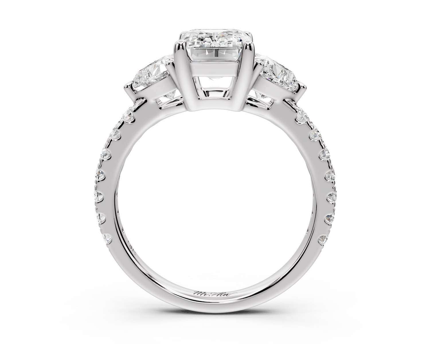 Lily - 2ct Engagement Ring 14k white gold