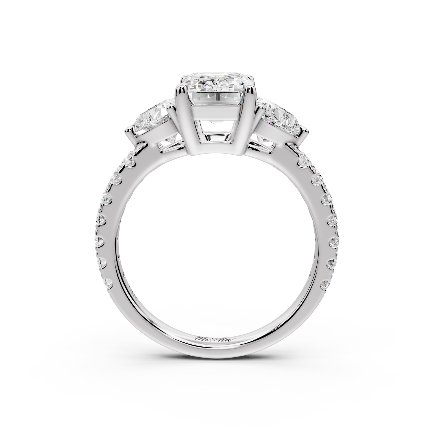 Lily - 2ct Engagement Ring 14k white gold