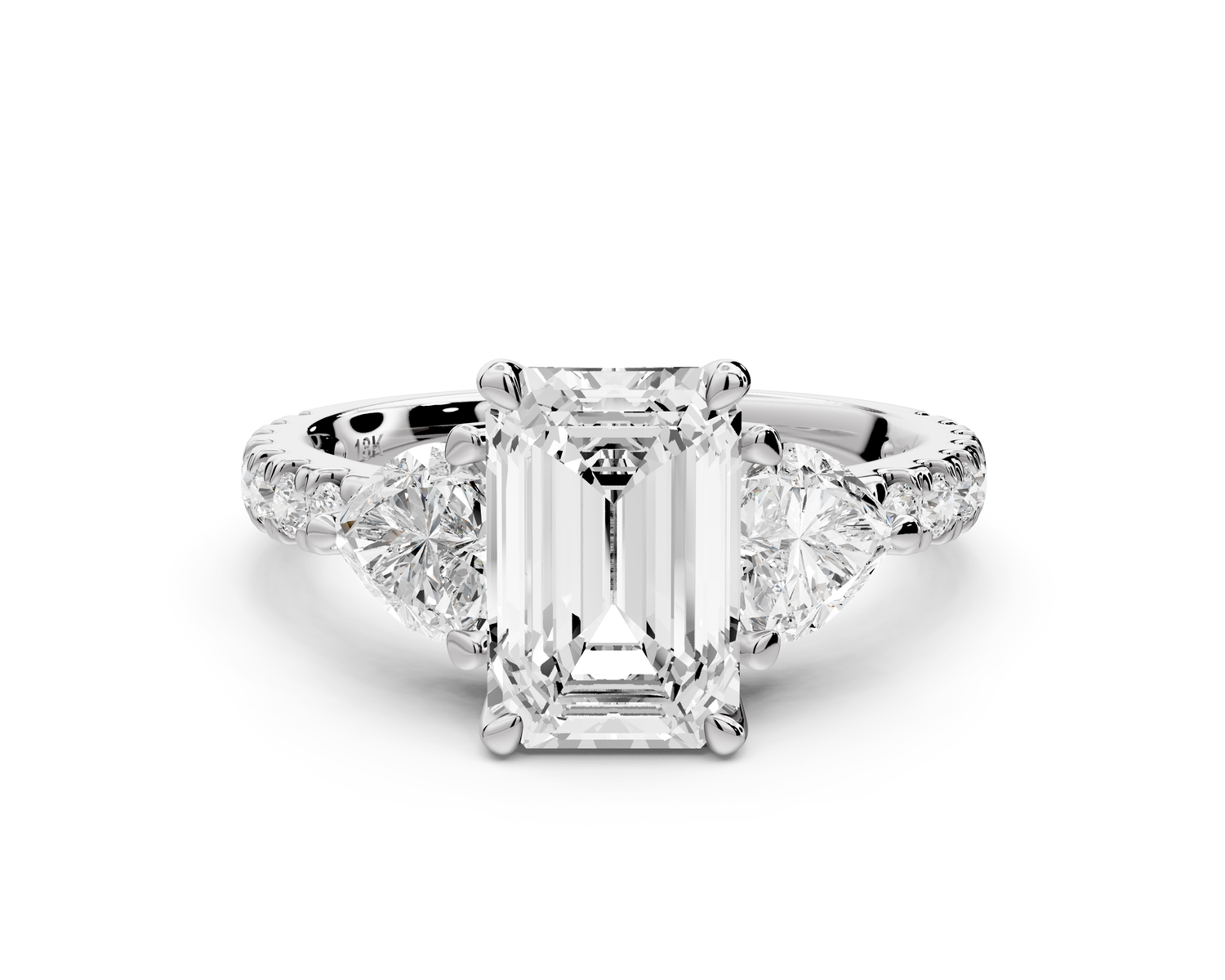 Lily - 2ct Engagement Ring 14k white gold