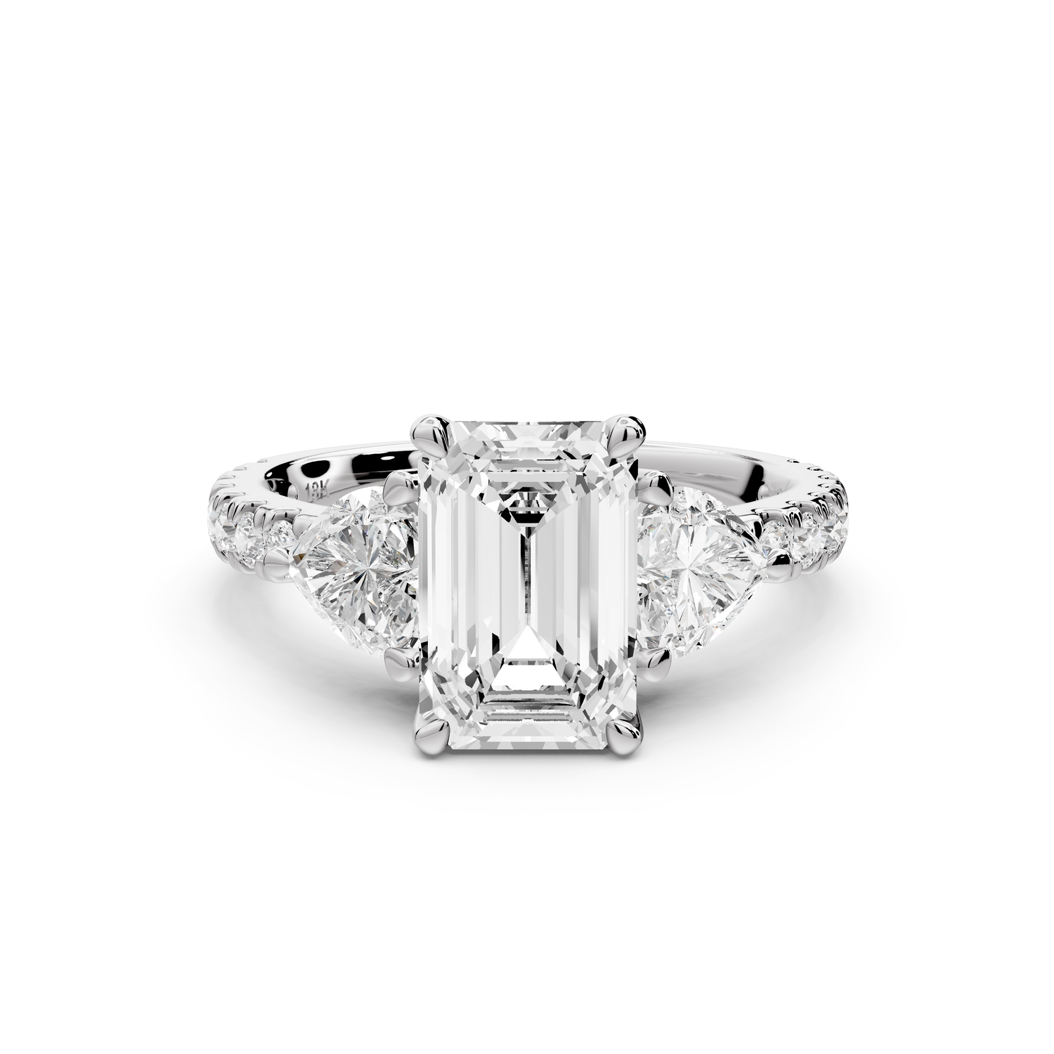 Lily - 2ct Engagement Ring 14k white gold