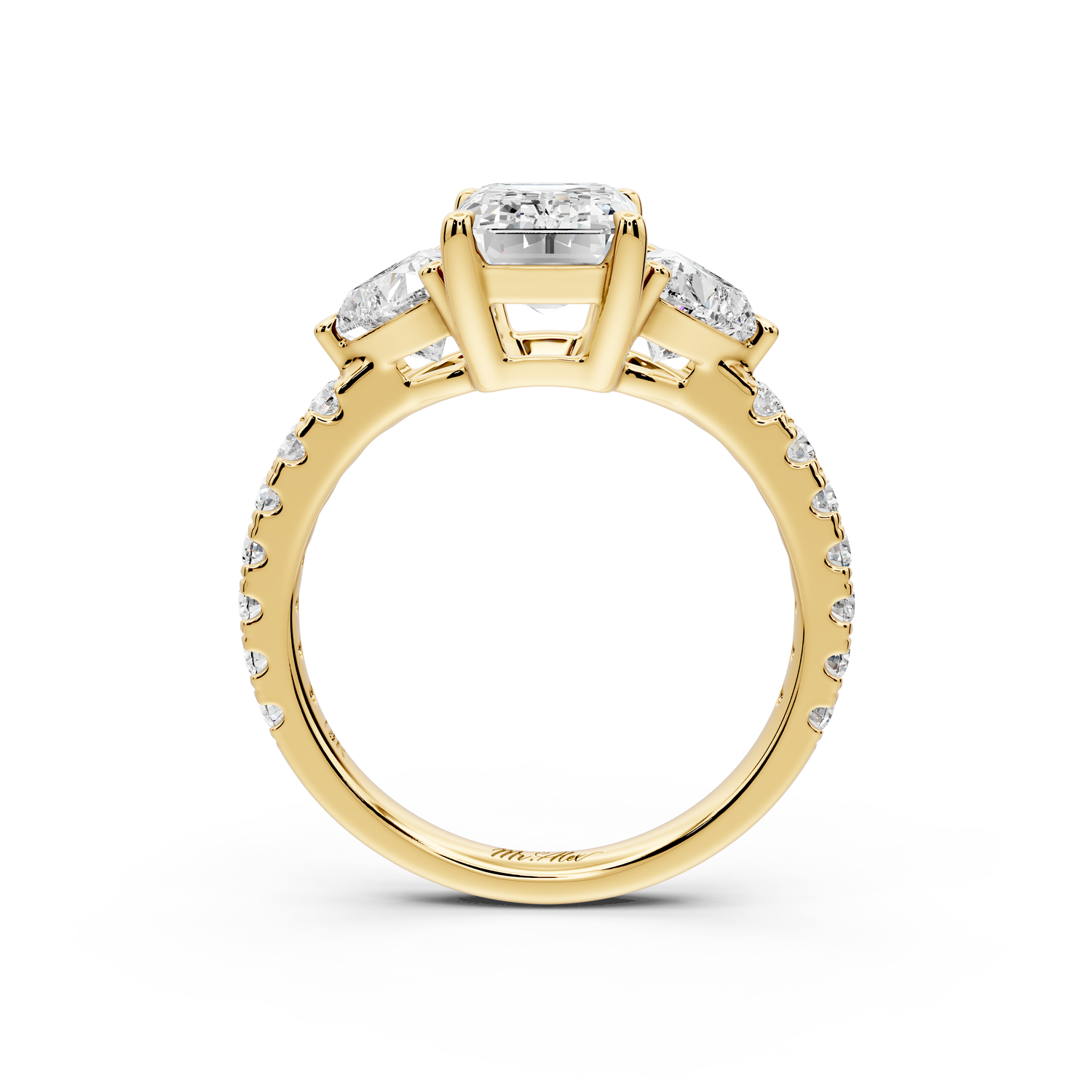 Lily - 2ct Engagement Ring 14k yellow gold