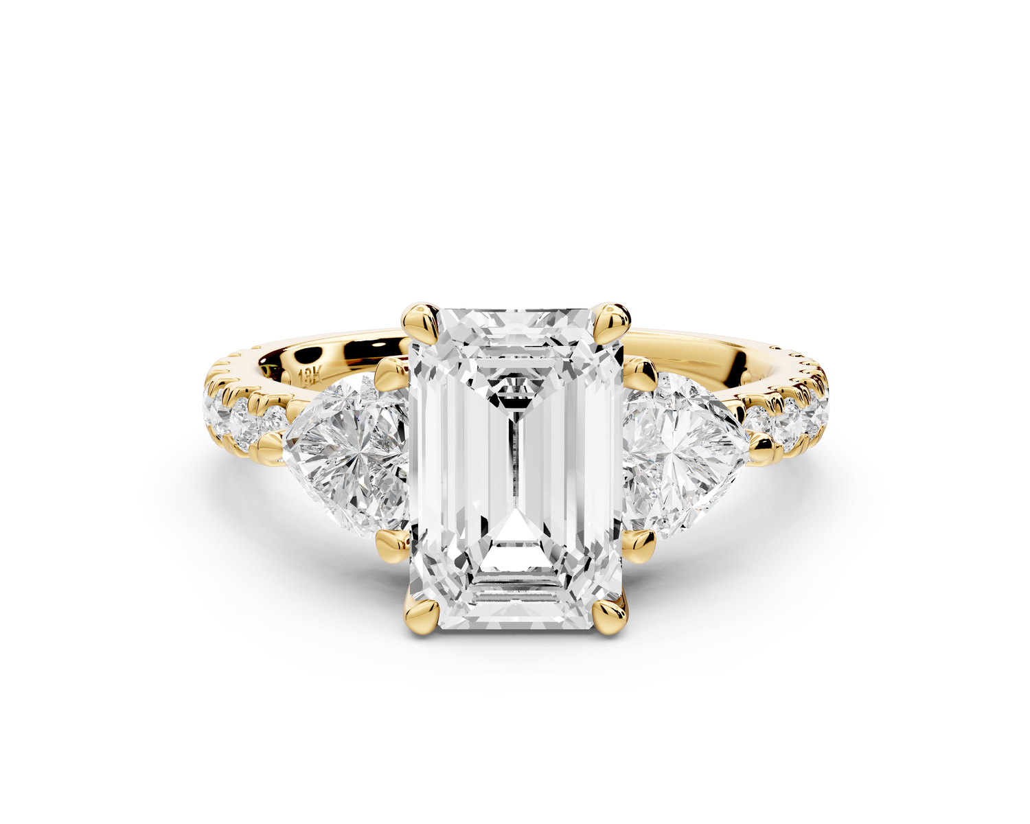 Lily - 2ct Engagement Ring 14k yellow gold