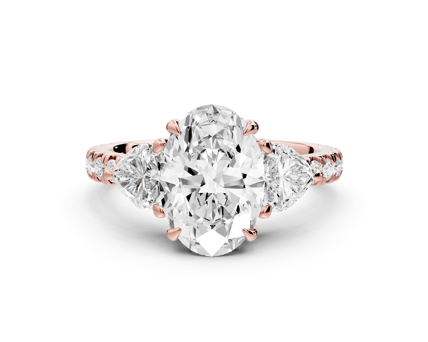 Lily - 2ct Engagement Ring 14k rose gold
