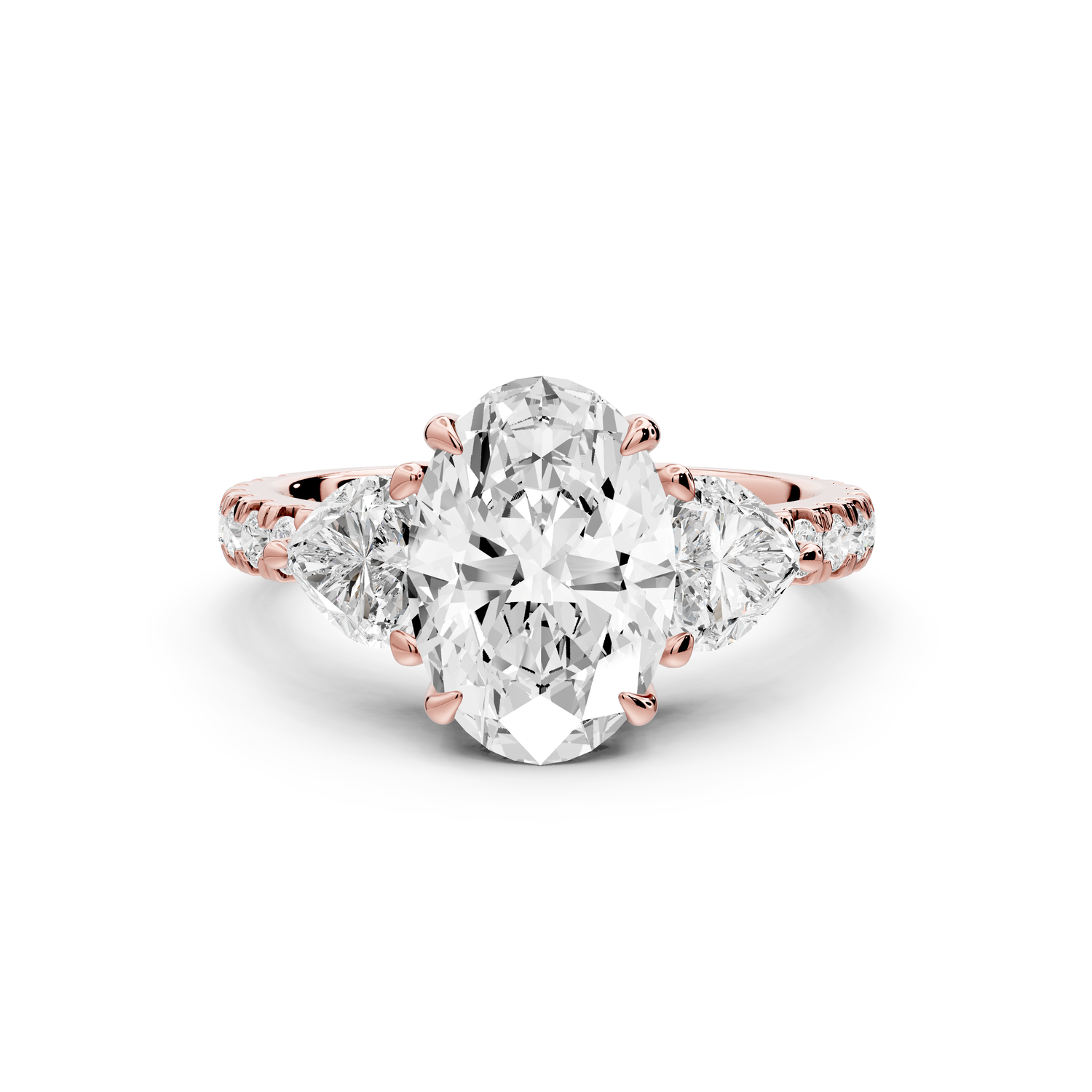 Lily - 2ct Engagement Ring 14k rose gold