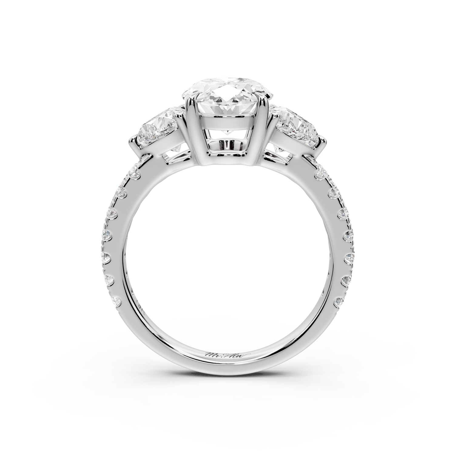 Lily - 2ct Engagement Ring 14k white gold
