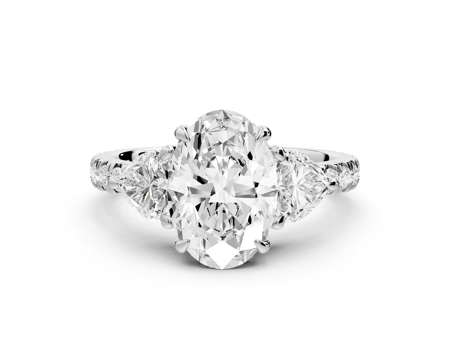 Lily - 2ct Engagement Ring 14k white gold