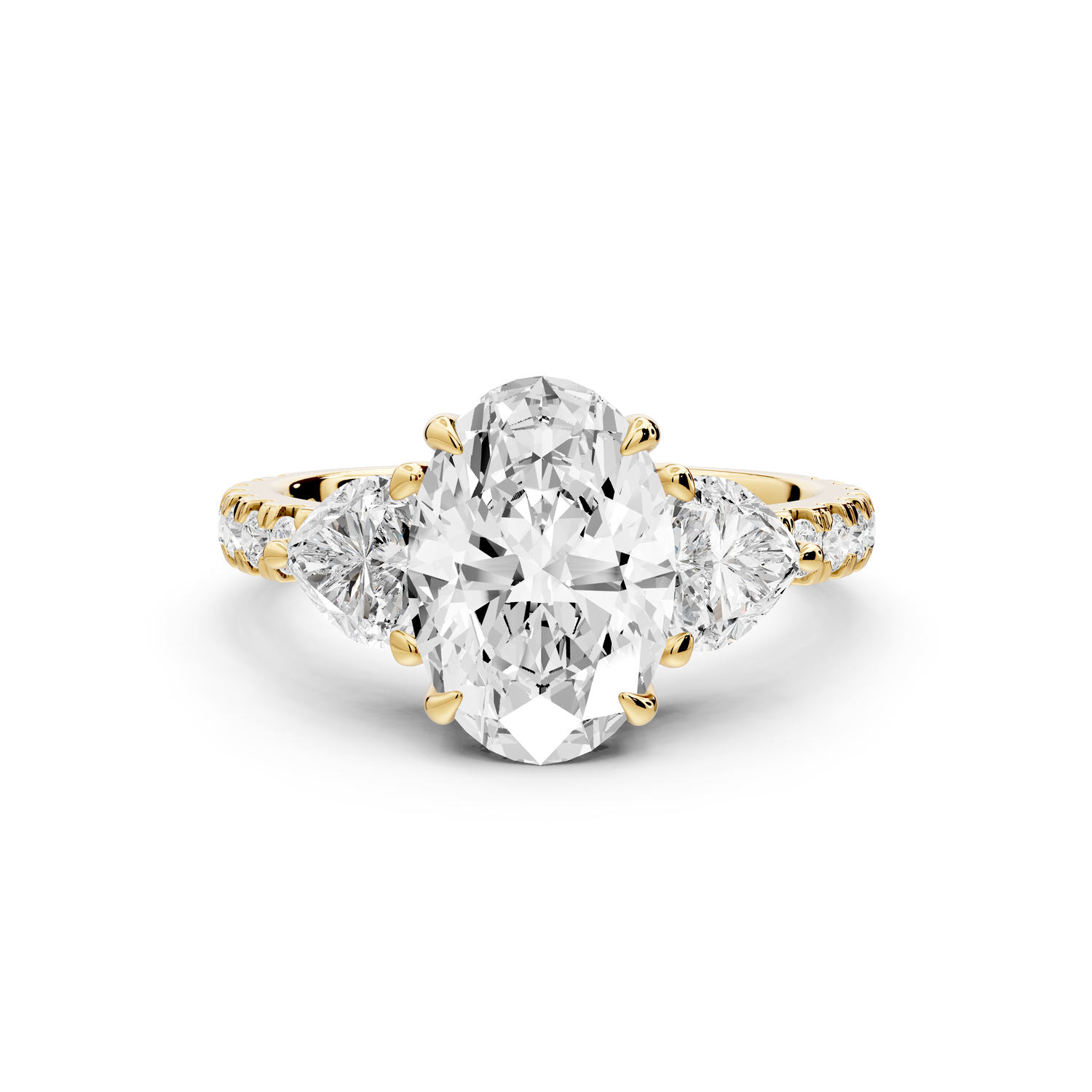 Lily - 2ct Engagement Ring 14k yellow gold