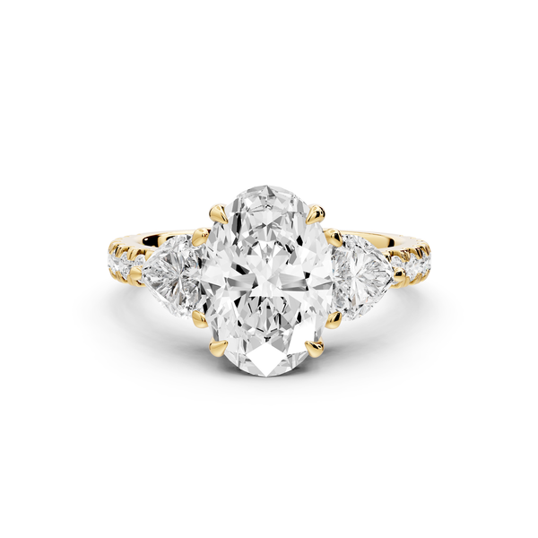 Lily - 2ct Engagement Ring 14k yellow gold