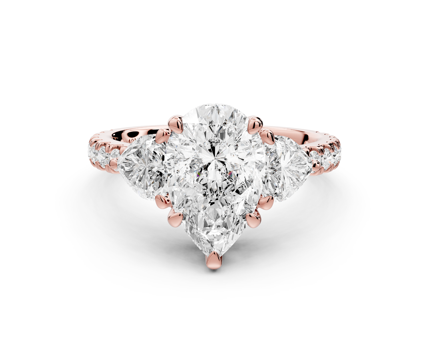 Lily - 2ct Engagement Ring 14k rose gold